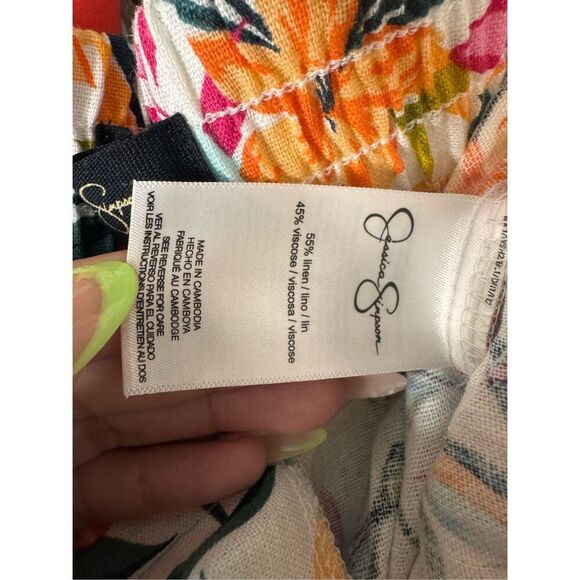 Jessica Simpson wide leg floral pants size medium - Picture 5 of 14